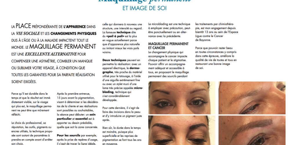 article-apparences-france-cristine-gil-dermoformation